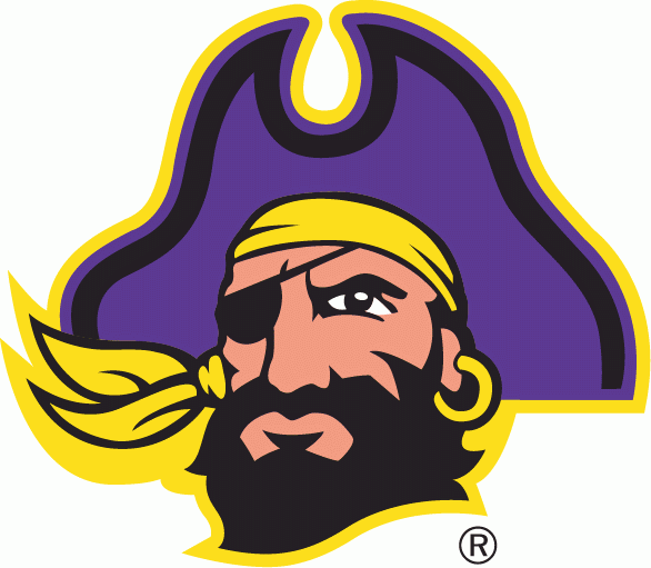 East Carolina Pirates 1999-2003 Secondary Logo diy iron on heat transfer